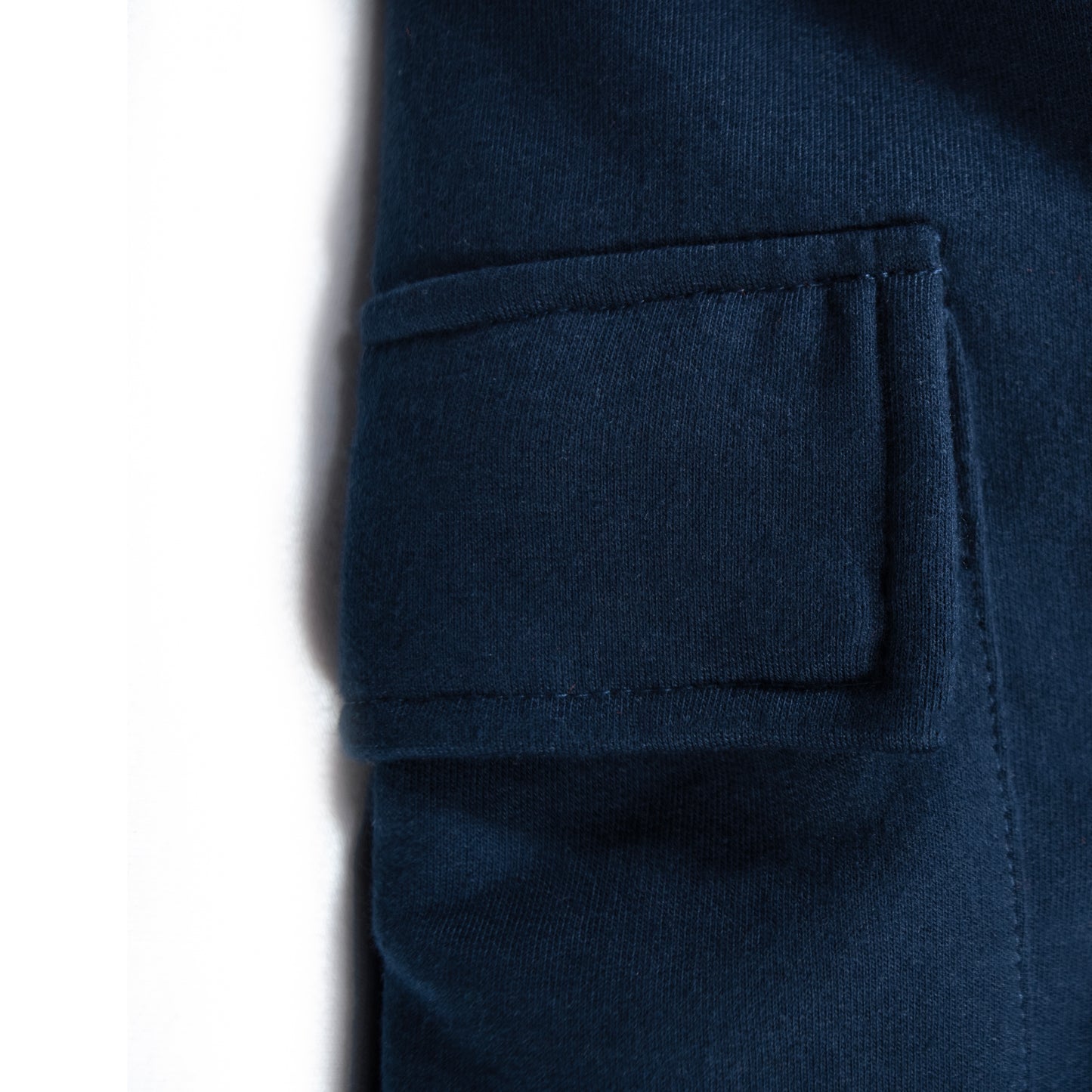 BLUE - CARGO BAGGY PANTS