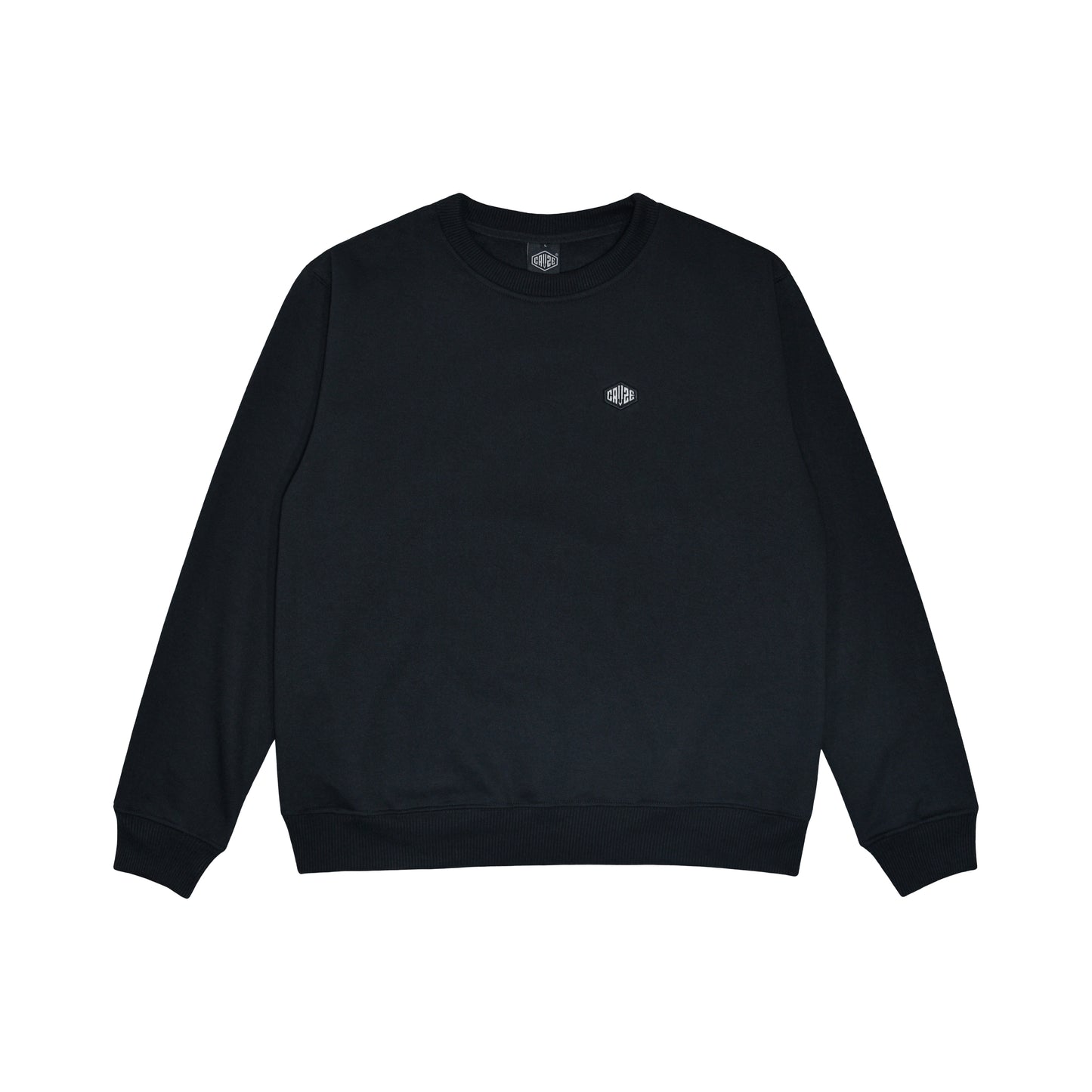 BLACK - BASIC CREWNECK