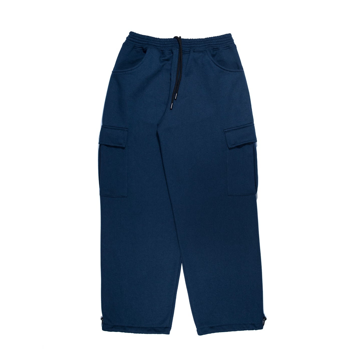 BLUE - CARGO BAGGY PANTS