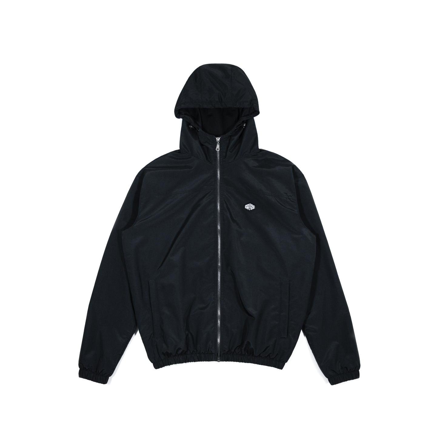 BLACK - BASIC WINDBREAKER JACKET