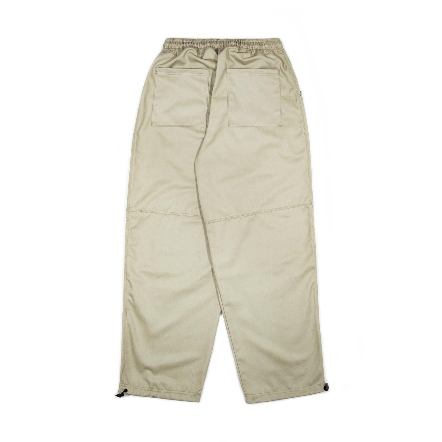 BEIGE - BASIC BAGGY PANTS