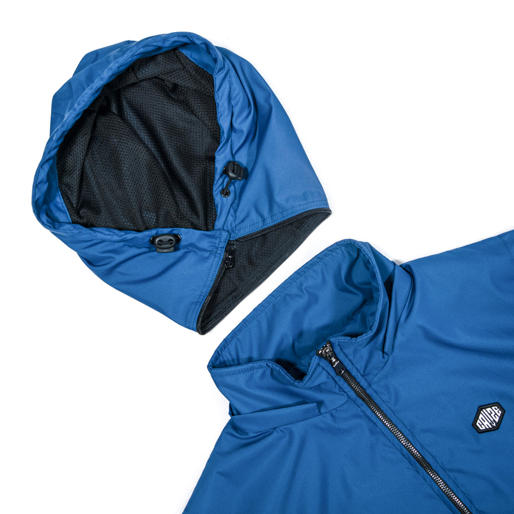 BLUE - WATERPROOF HOODED JACKET