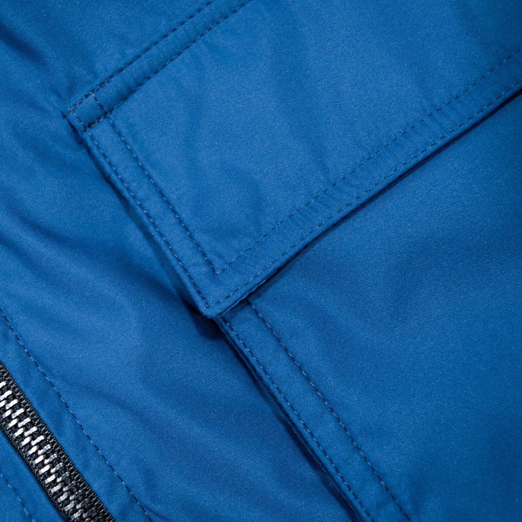 BLUE - WATERPROOF HOODED JACKET