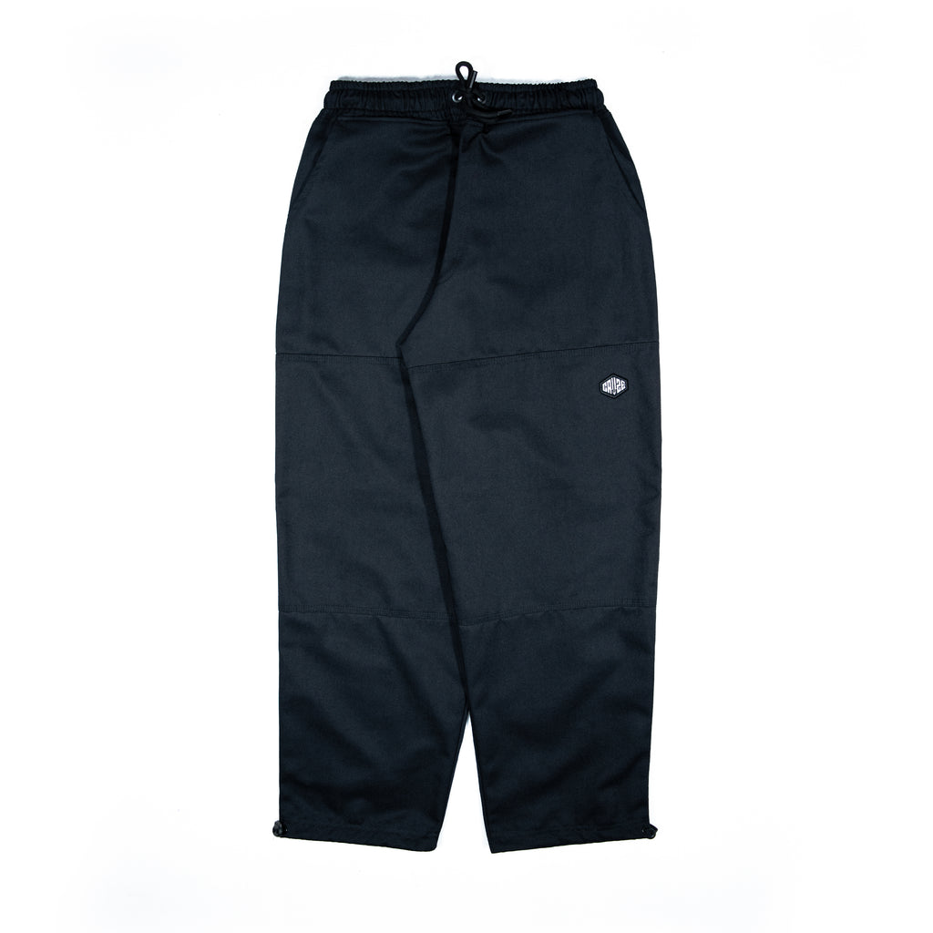 BLACK - BASIC BAGGY PANTS