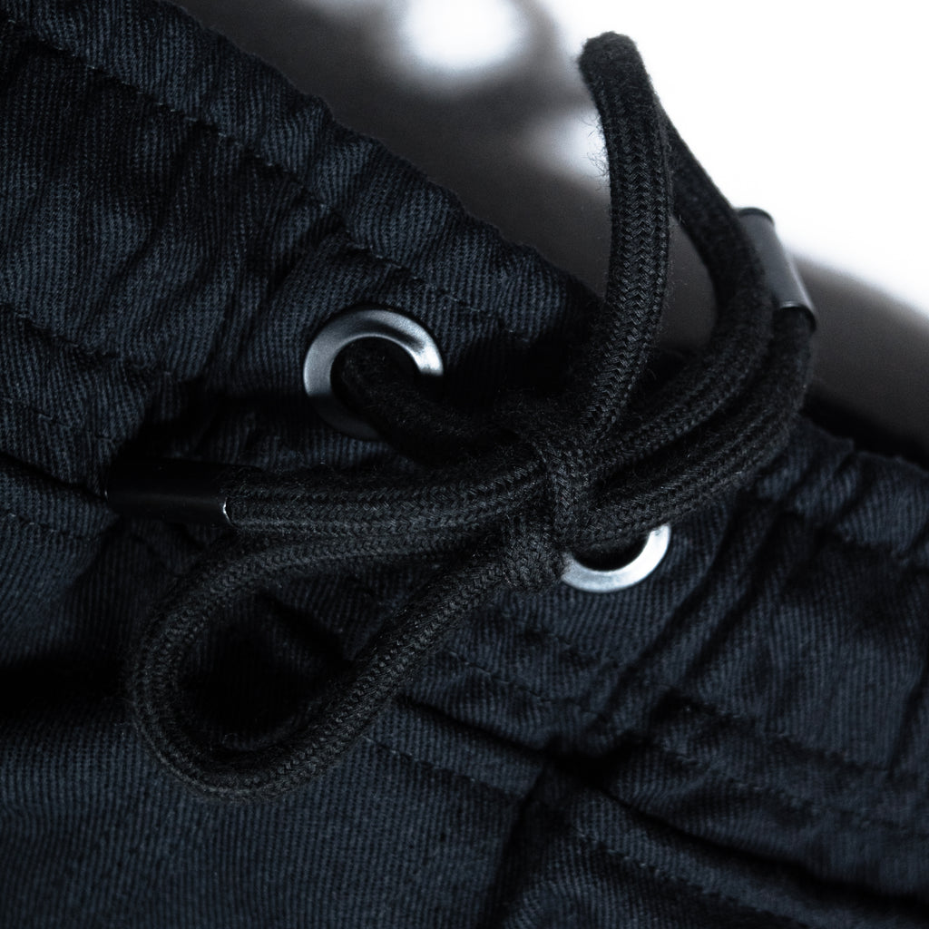 BLACK - BASIC BAGGY PANTS