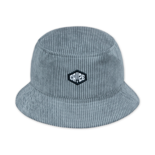 GRAY CORD - BUCKET HAT