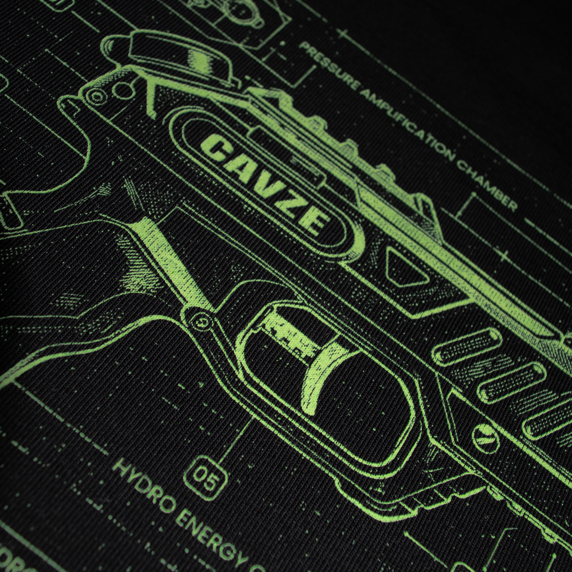 BLACK - H20 BLUEPRINT TEE