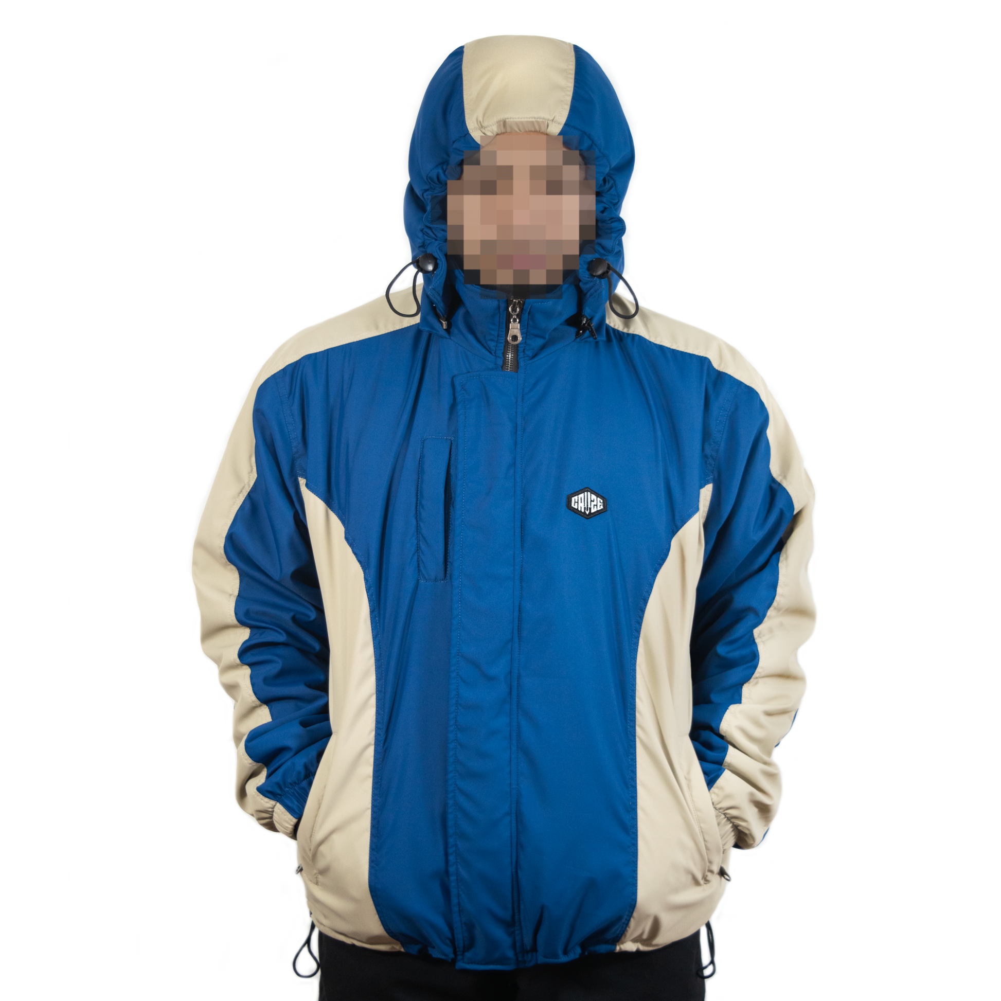 BLUE ECHO - WATERPROOF HOODED JACKET