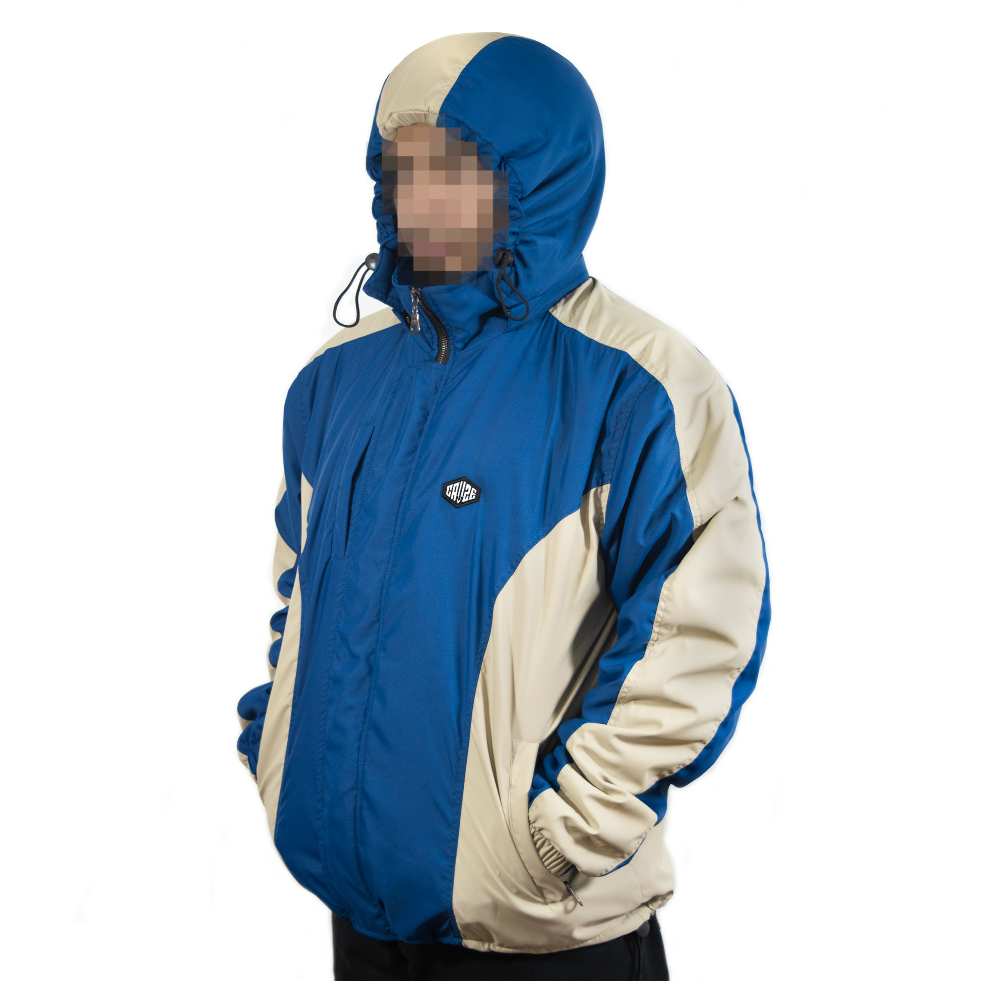 BLUE ECHO - WATERPROOF HOODED JACKET