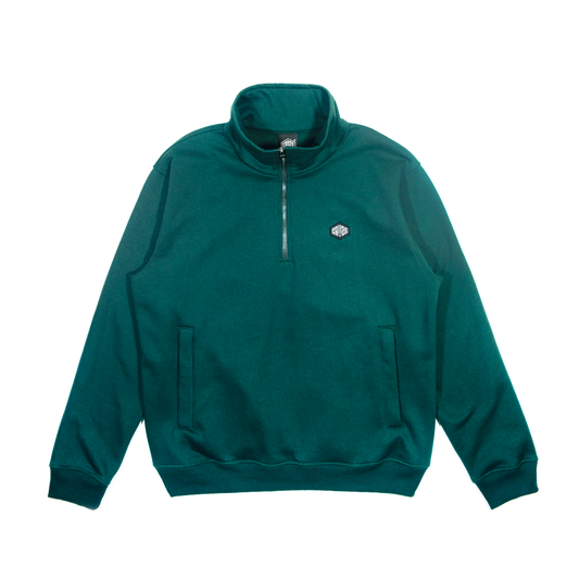 GREEN- BASIC QUARTER ZIP