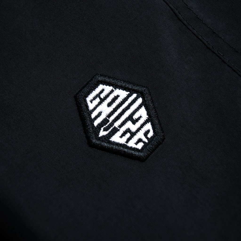 BLACK - BASIC WINDBREAKER JACKET