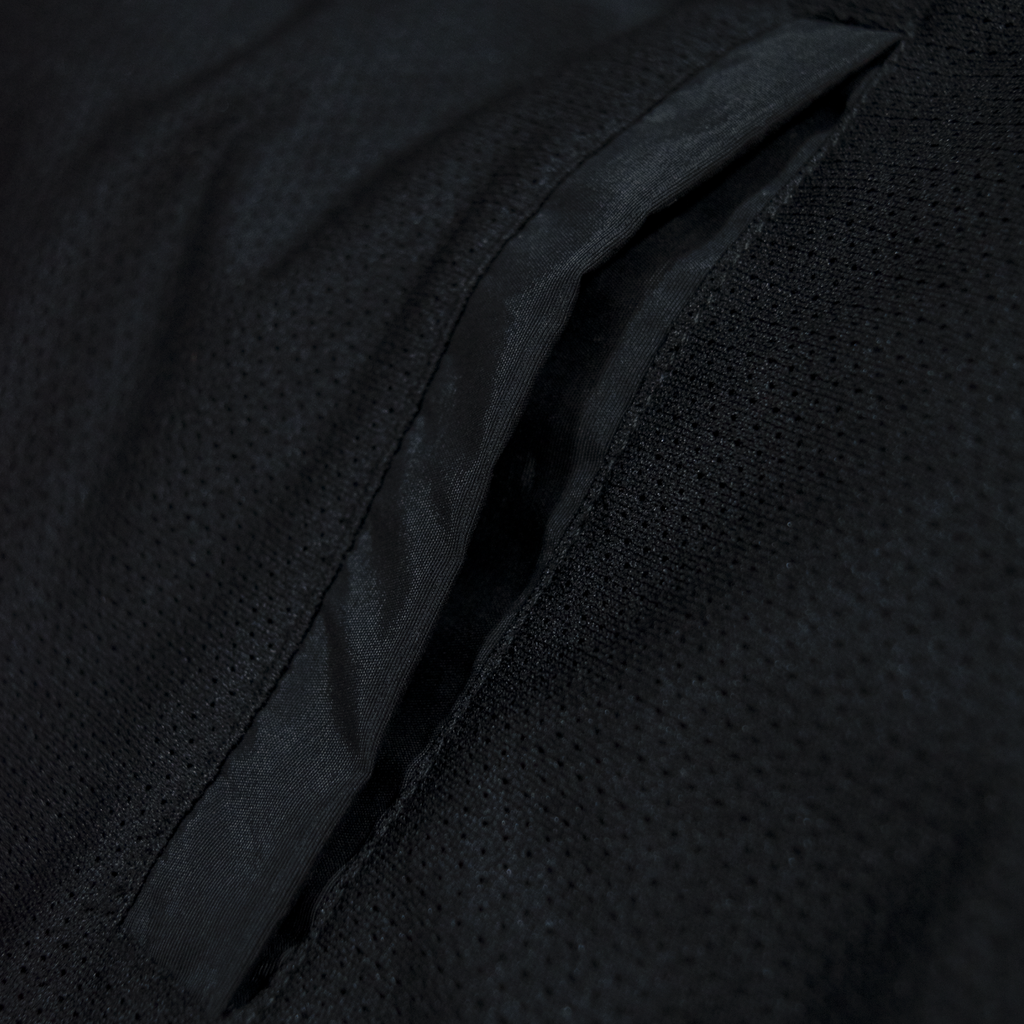 BLACK - BASIC WINDBREAKER JACKET