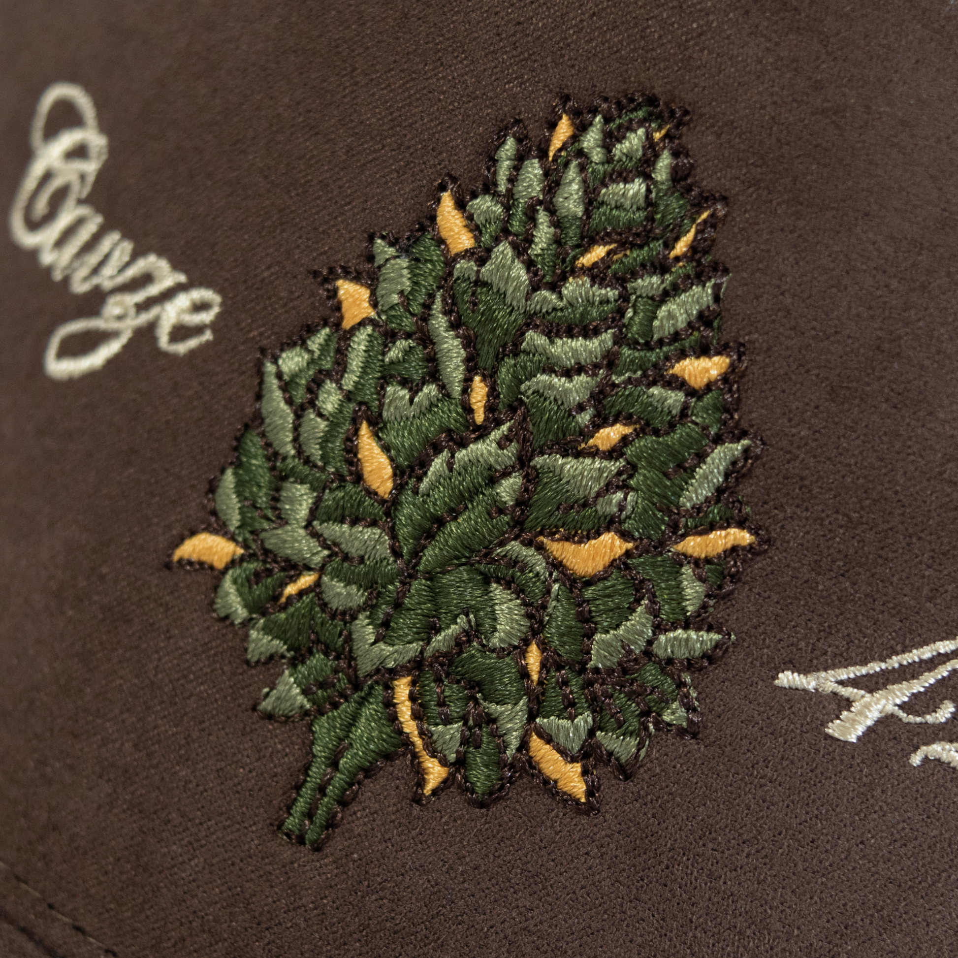 ORANGE − BROWN 420 CAP