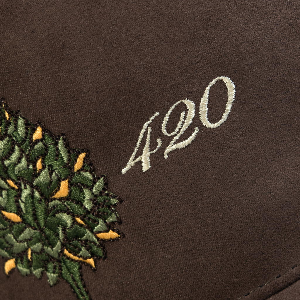 ORANGE − BROWN 420 CAP
