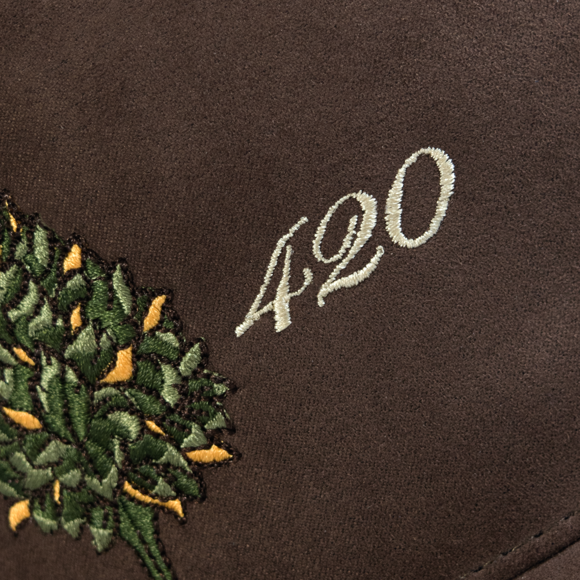 ORANGE − BROWN 420 CAP