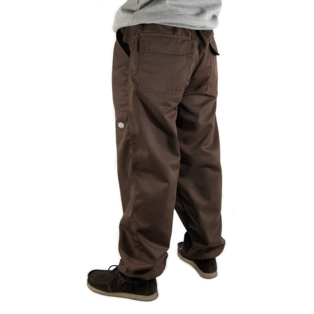 BROWN - CORE BAGGY PANTS