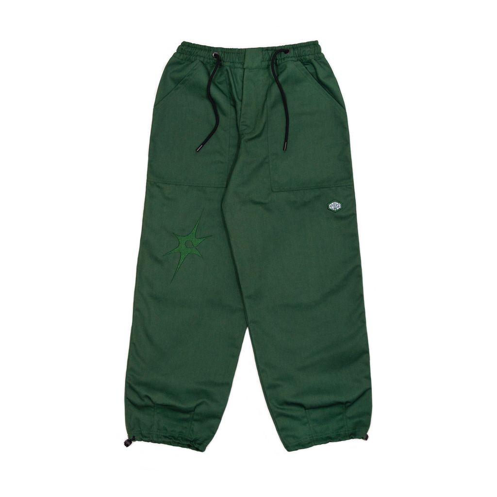GREEN - CORE BAGGY PANTS