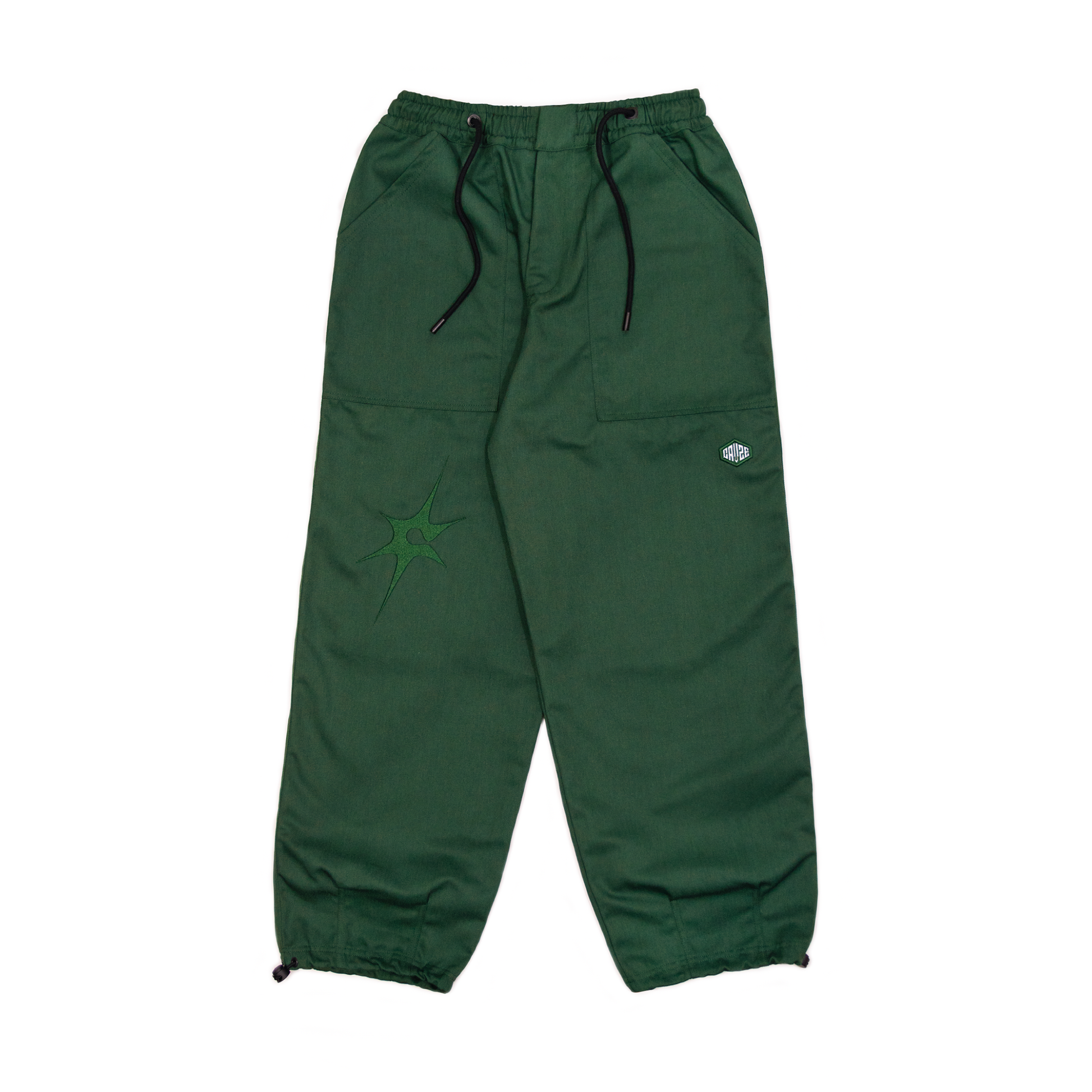GREEN - CORE BAGGY PANTS
